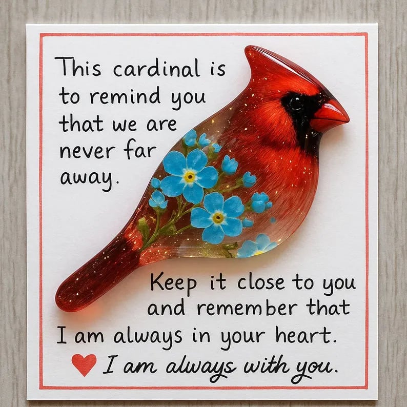🐦💖“A Cardinal’s Whisper: I’m Always Near”
