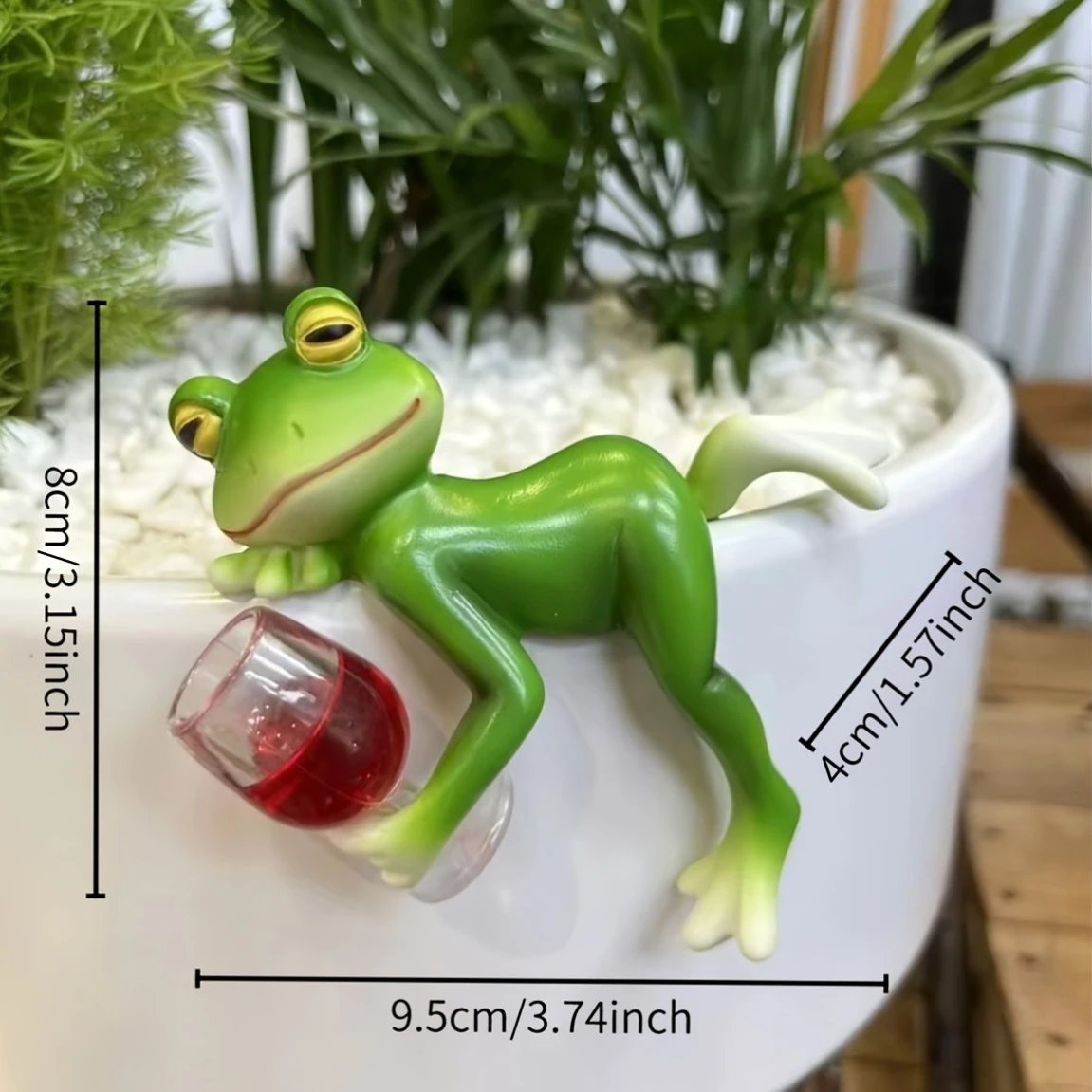 🔥Last Day 70% OFF🐸 Frog Flower Pot Hanger Ornament🍷