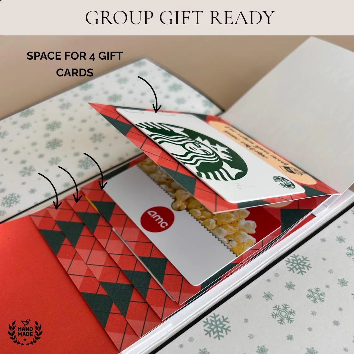 🎄 50K+ SOLD! 🎁✨ Christmas Gift Card Holder Book🎅
