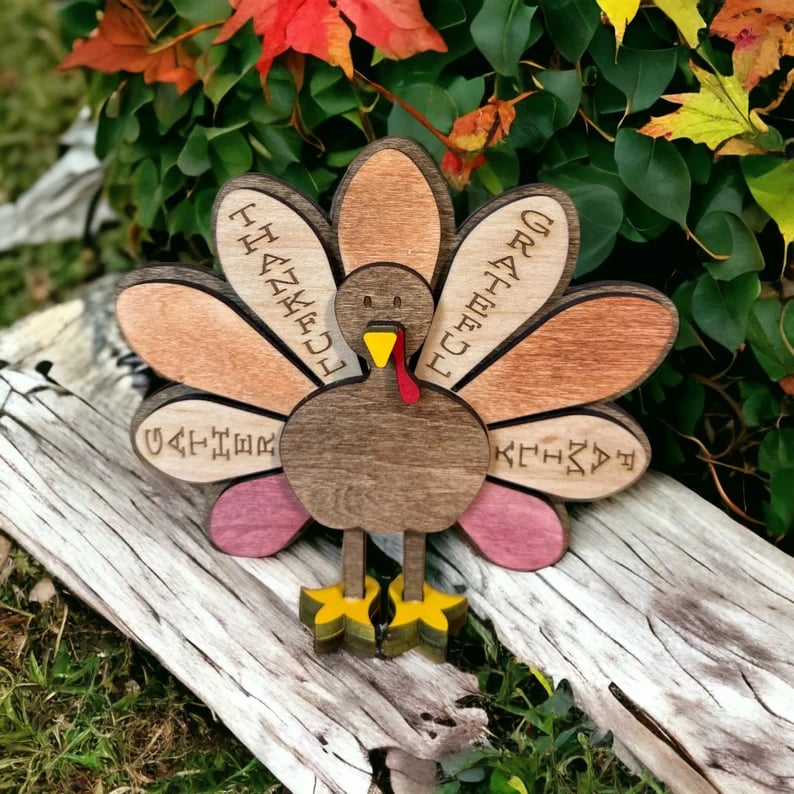 2025 Standing Wood Turkey, Turkey family🔥BUY MORE SAVE MORE