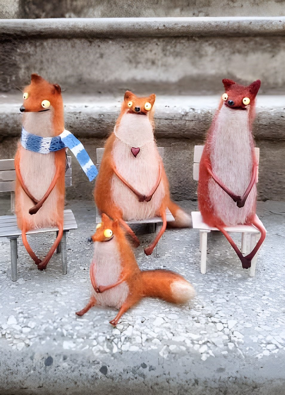 🔥Last Day 49% OFF-🦊“These Felt Foxes Have ‘What Is Happening’ Eyes — And They’re Taking Over Our Shelves”🎁