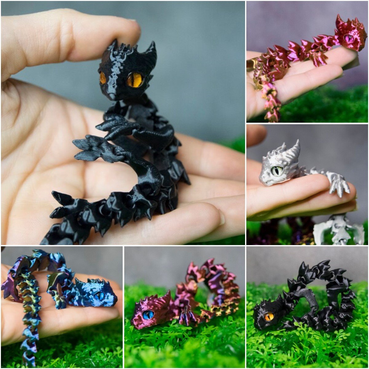 🐉3D Printed Tiny Cute Dragon🔥Buy More Save More🔥