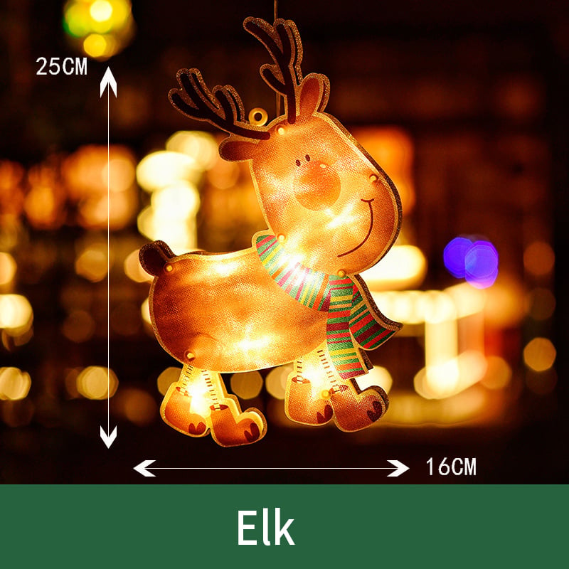 🎄🎅Christmas Presale - Get Surprise Offer-Christmas Window Hanging Lights