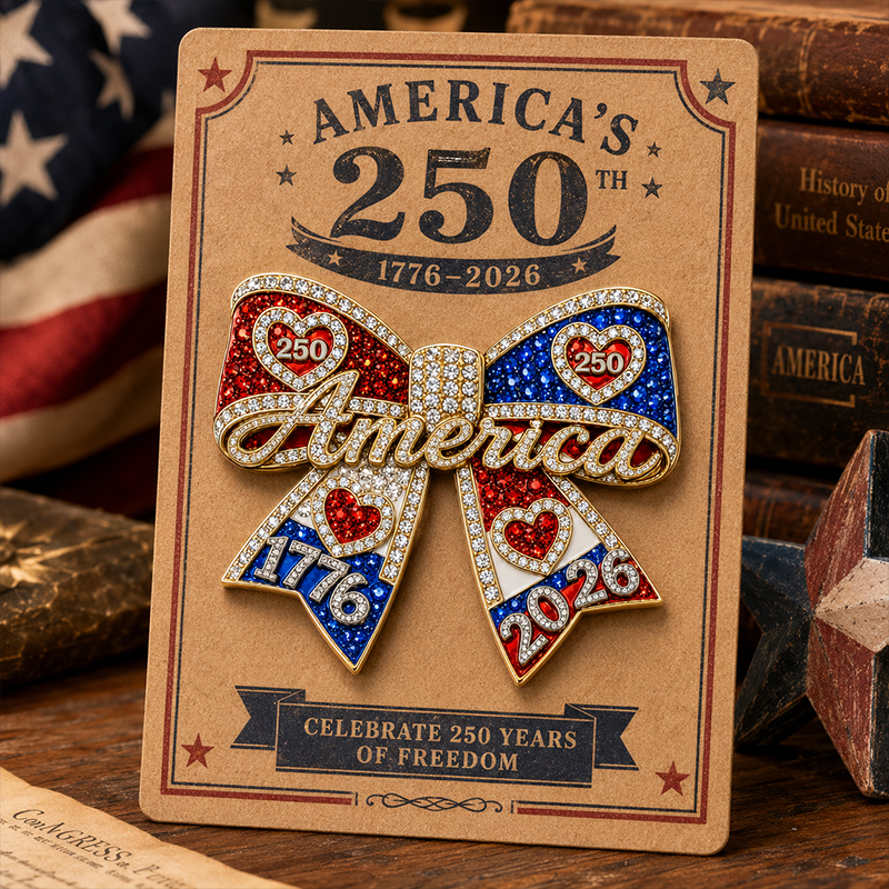 U.S. Founding 250th Anniversary Commemorative Ribbon Pin (Unisex)
