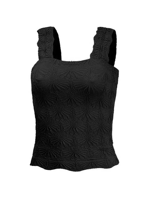 🔥LAST DAY PROMOTION 🔥Women's Floral Embossed Sports Tank Top