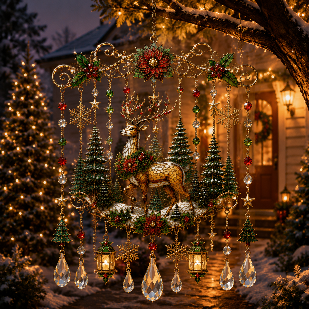 ⏰LIMITED TIME 49% OFF!🔥🔥Last 10 set!🔥 -High-quality handmade Christmas window decorations