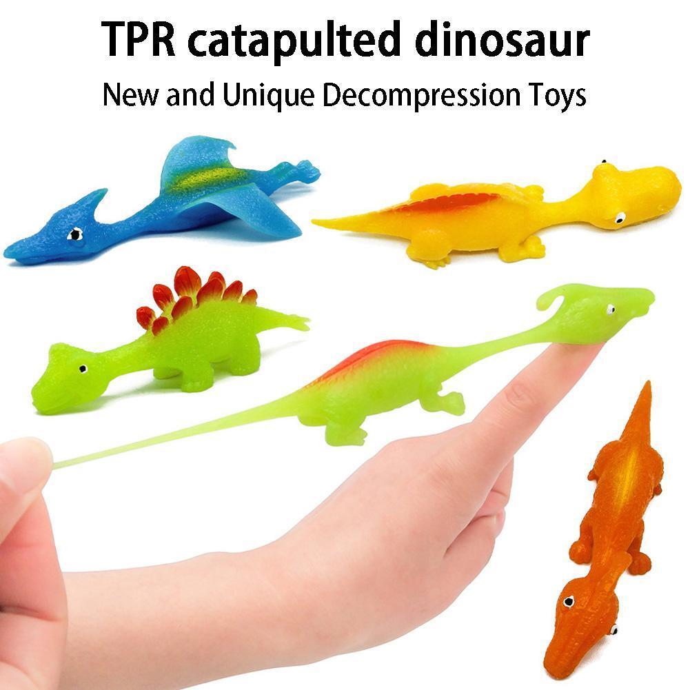 (🌲EARLY CHRISTMAS SALE - 50% OFF) 🎁Slingshot Dinosaur Finger Toys, BUY 5 GET 3 FREE & FREE SHIPPING