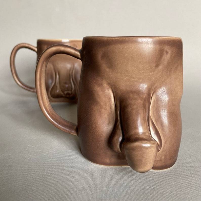 Handmade Ceramic Penis Mug