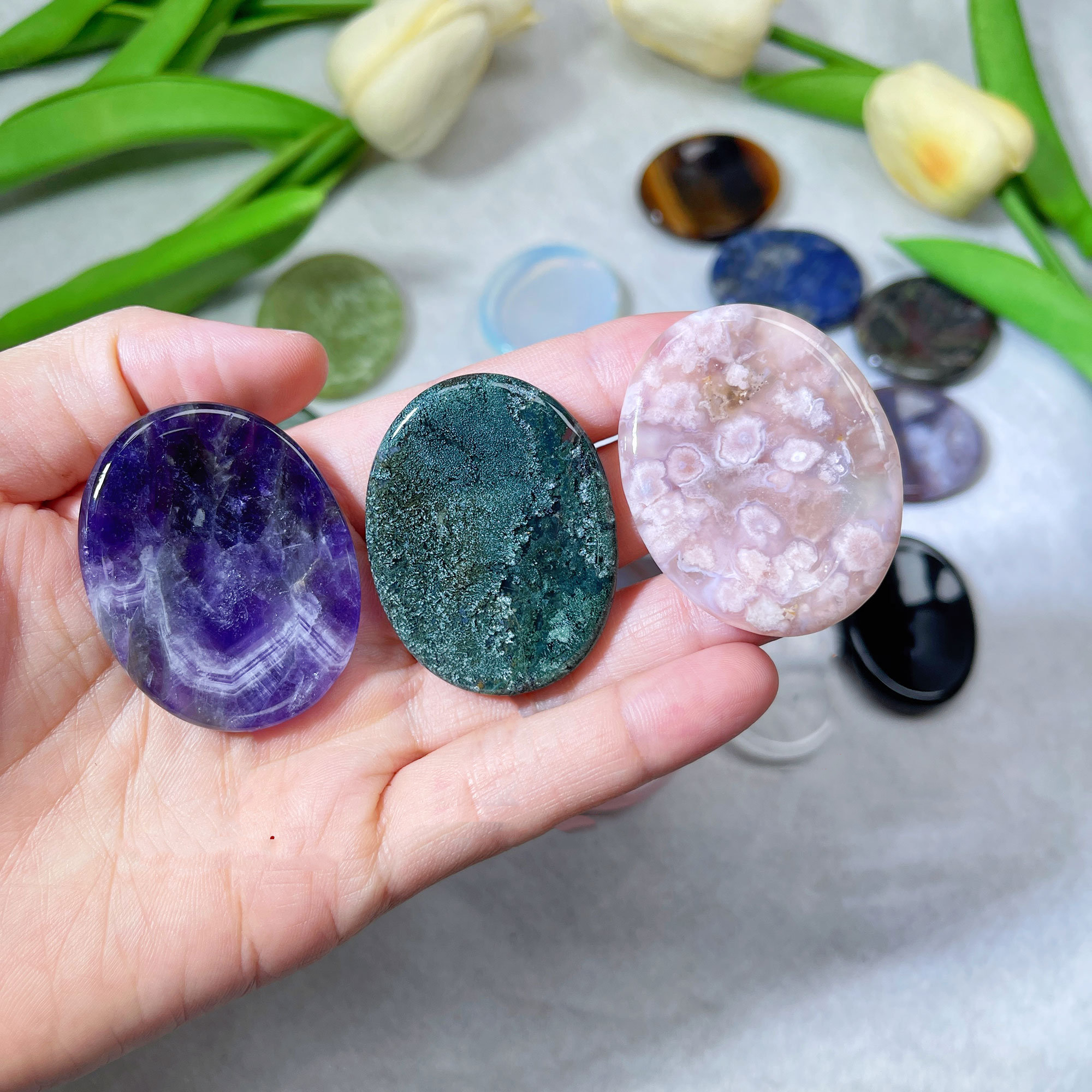 🎁 Last Day Promotion 50% OFF🔥 - Natural Crystal Worry Stone