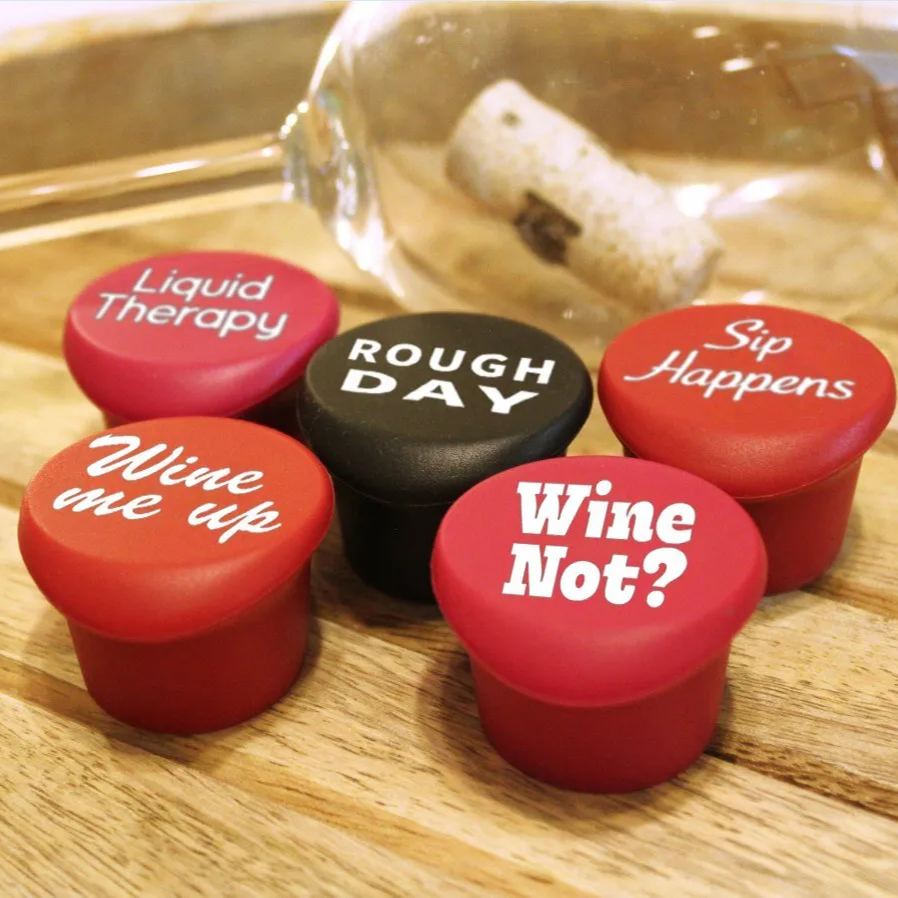 Funny Wine Stoppers(5pcs)