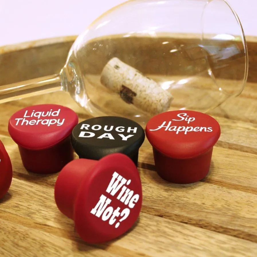 Funny Wine Stoppers(5pcs)
