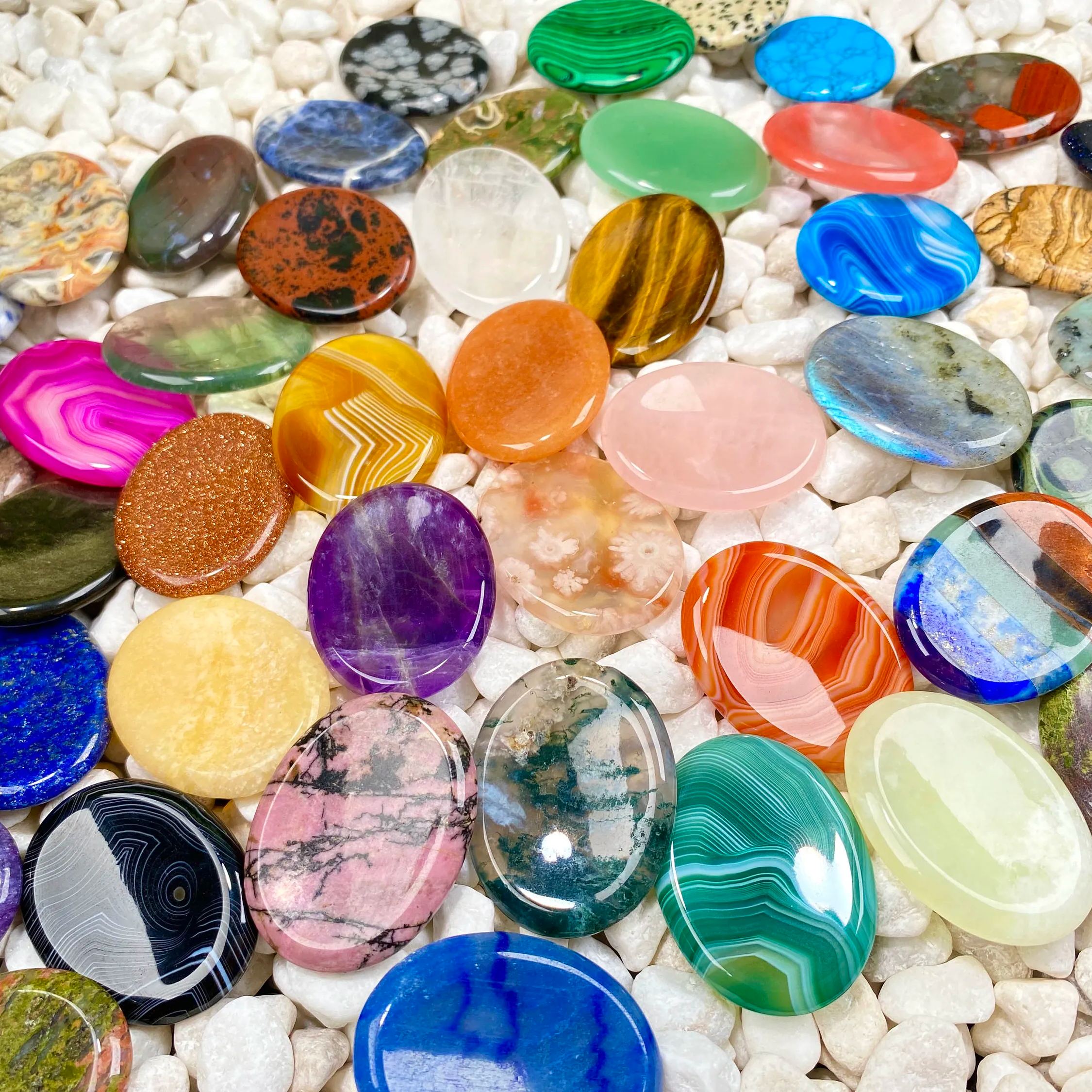 🎁 Last Day Promotion 50% OFF🔥 - Natural Crystal Worry Stone