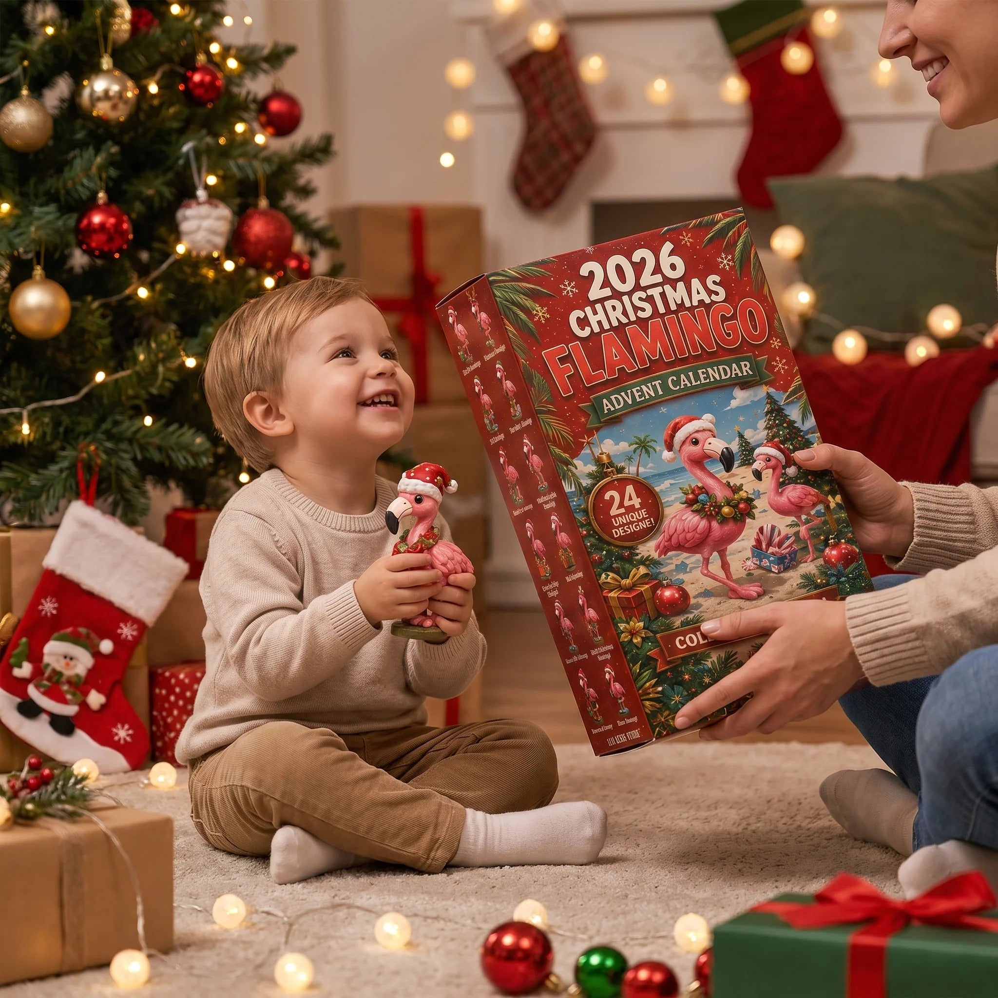 🎁2026 Christmas Flamingo Advent Calendar– Every Day Brings New Surprises 🎄✨