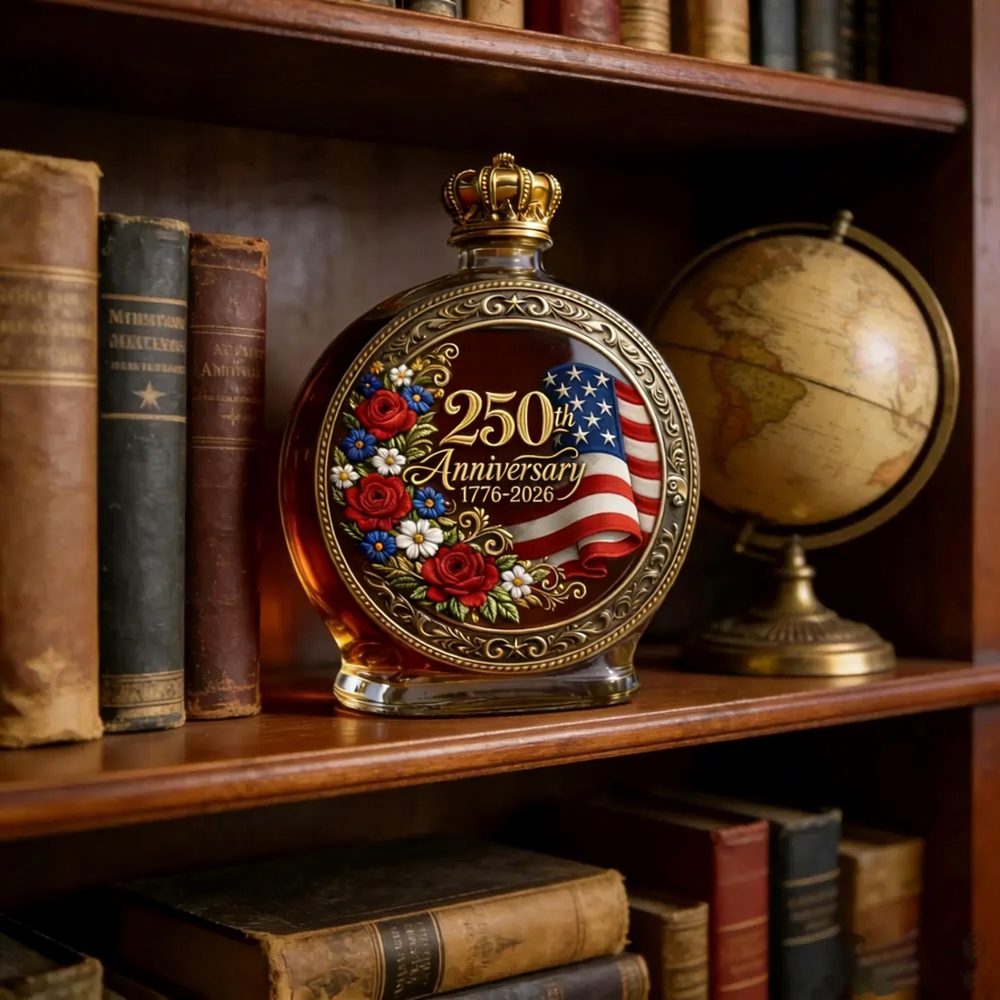 250th Anniversary Commemorative Whiskey Bottle