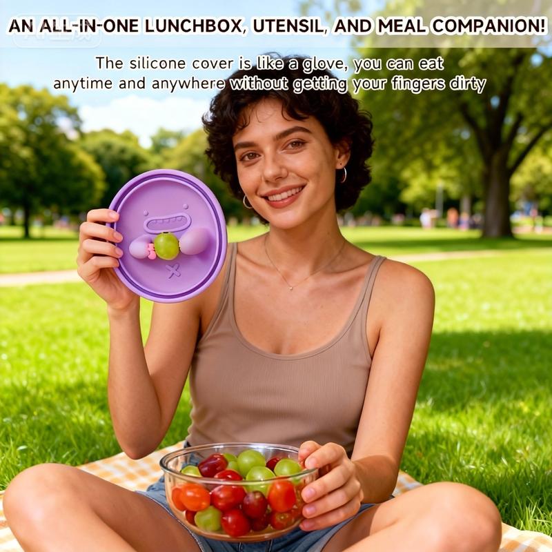 2-in-1 No-Mess Snack Container