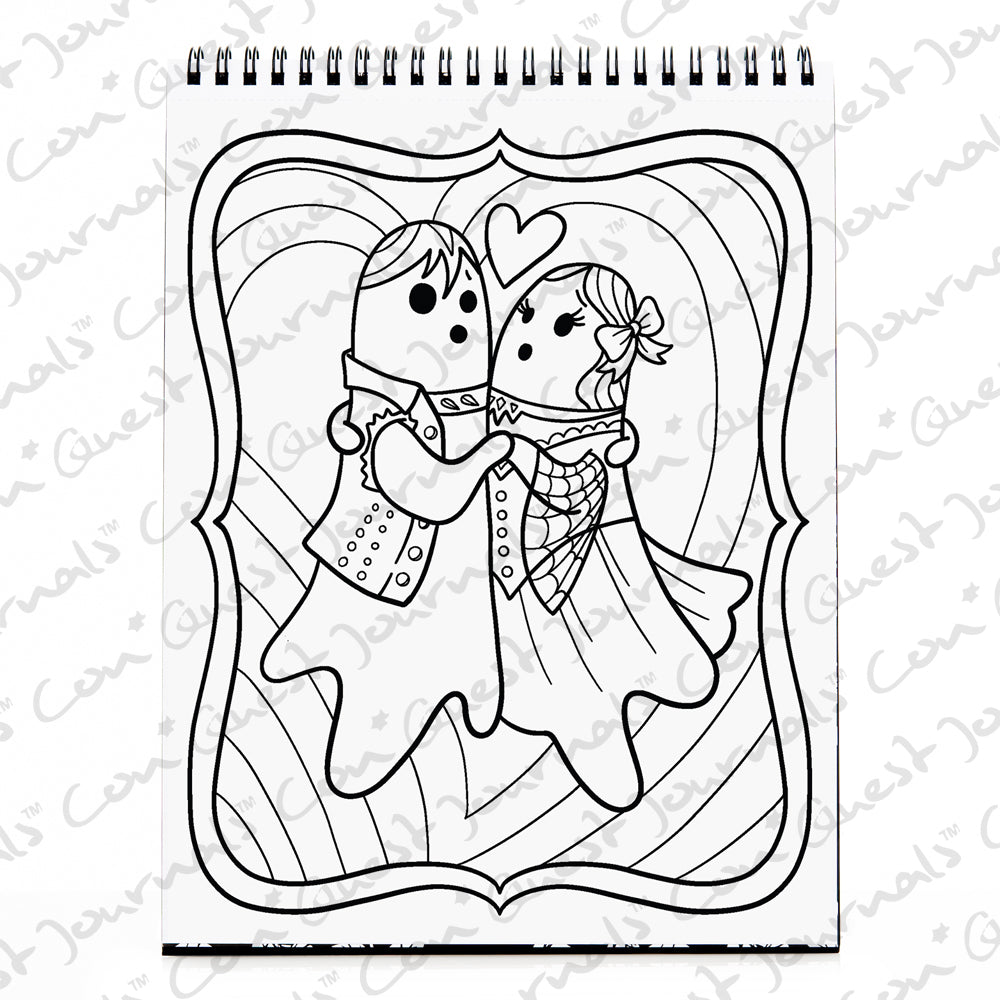 Waiting for the Night Gothic Love Coloring Book