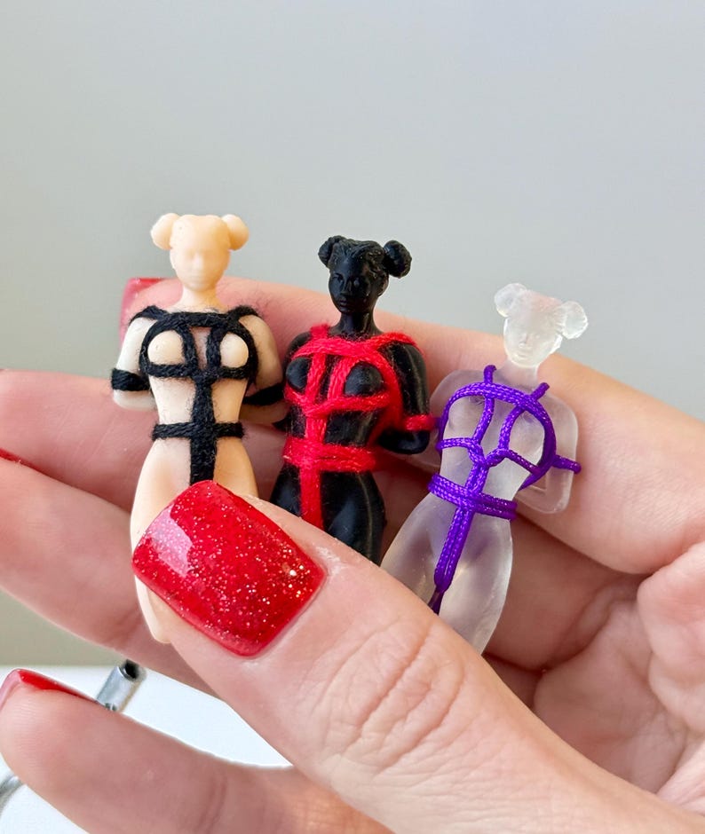 Shibari Girl Keychain