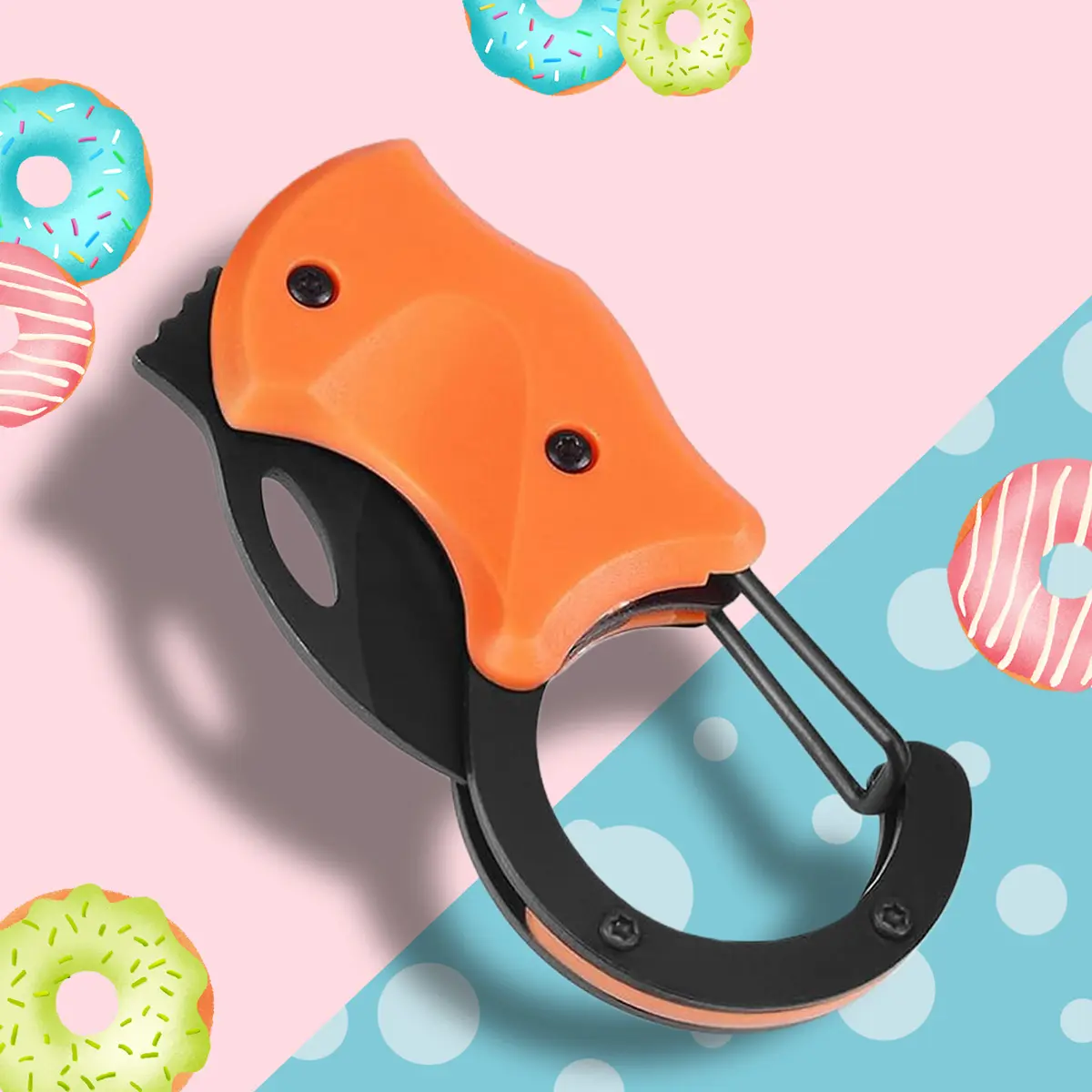Pink Donut Pocket Knife-Mini EDC Knives for Everyday🍩🔪