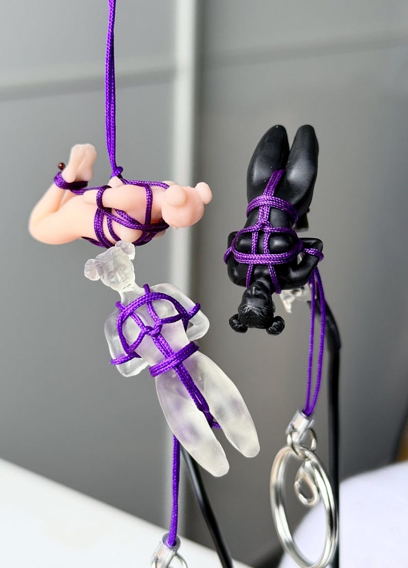 Shibari Girl Keychain