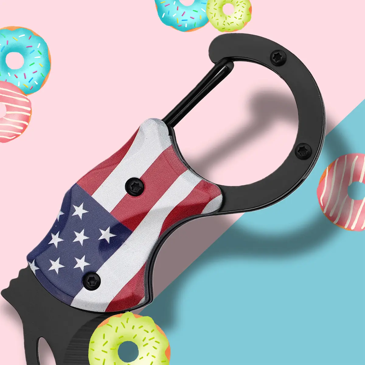 Pink Donut Pocket Knife-Mini EDC Knives for Everyday🍩🔪