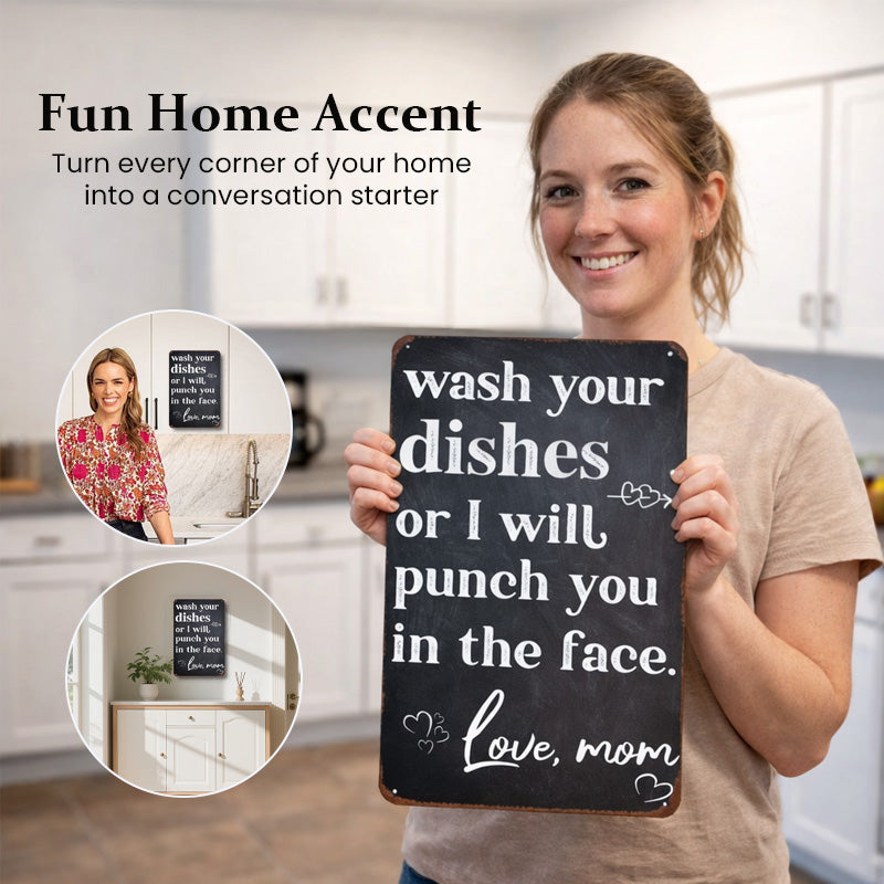 "Love, Mom" Decorative Plaque