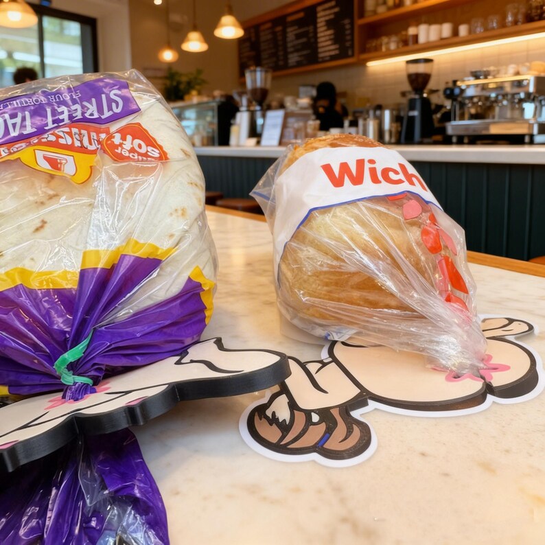 Novelty 3D Printed Bread Clips