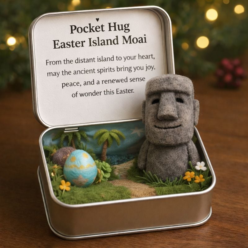 ⏰Last 4 hours Sale: Save 50%-✝️Easter Pocket Hug Box – Mini Comfort Gift for Spring & Faith🐣
