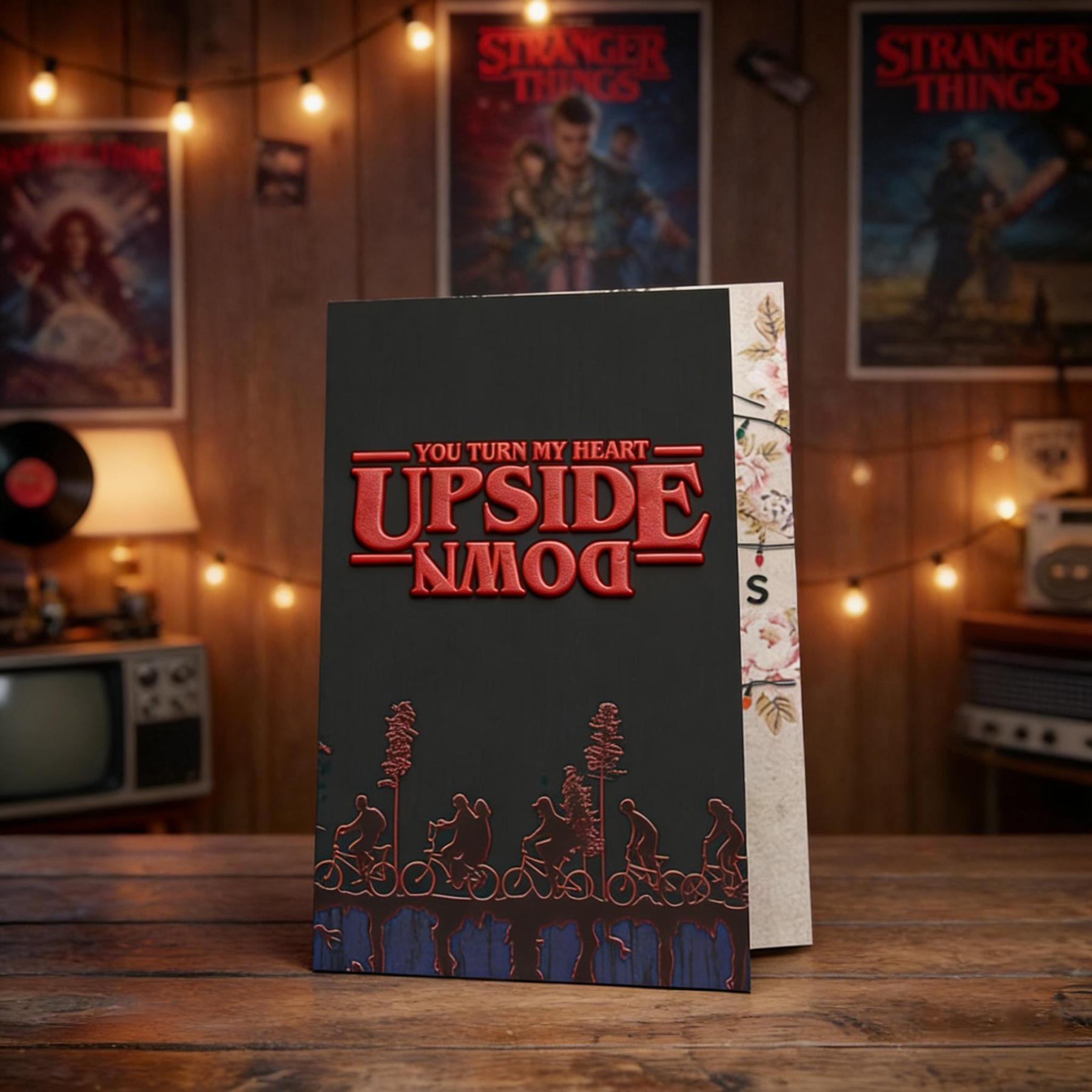 Upside Down Valentine’s Day Card