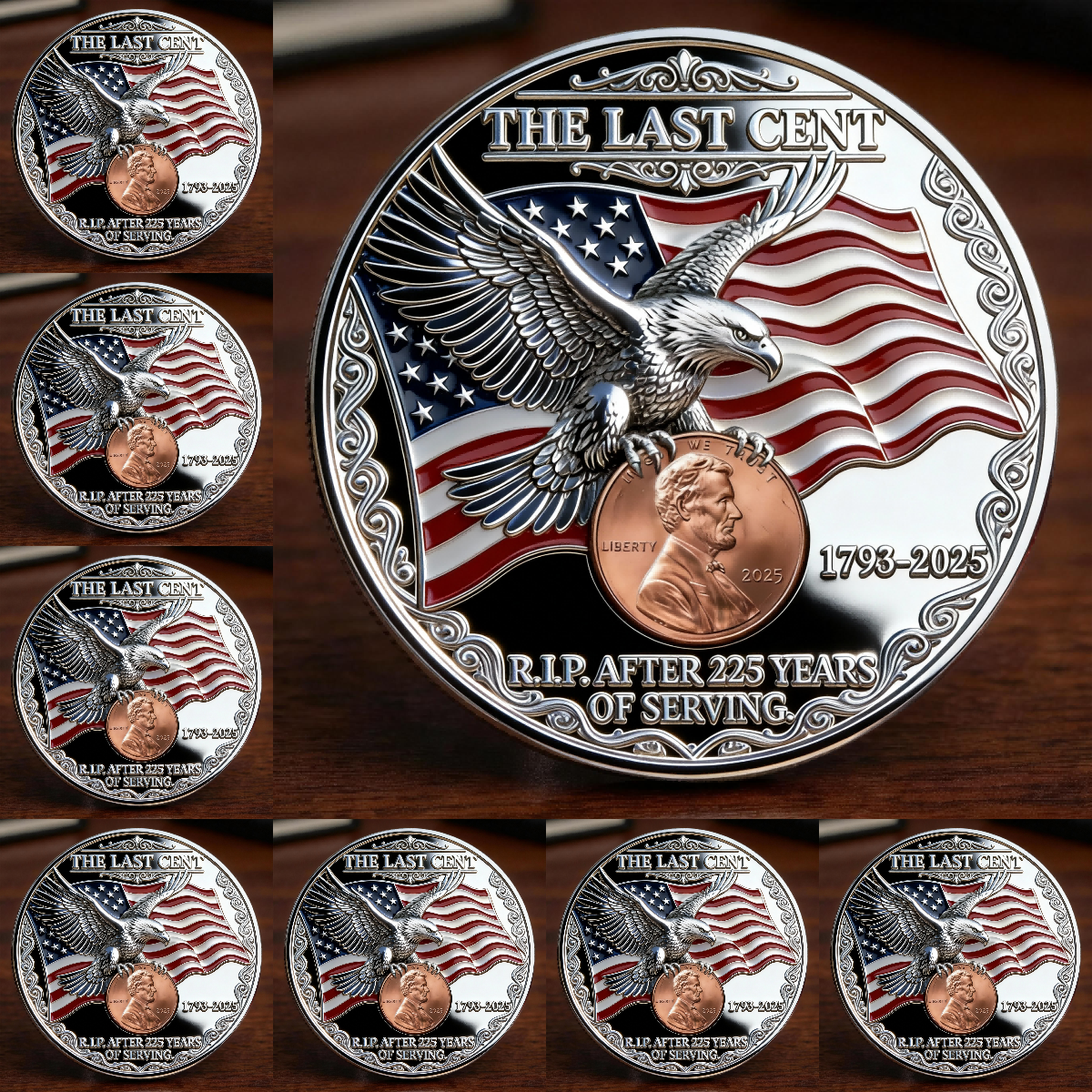 🏆Flash Sale 60% OFF - 🦅The Last Cent Commemorative Coin - Mirror Version