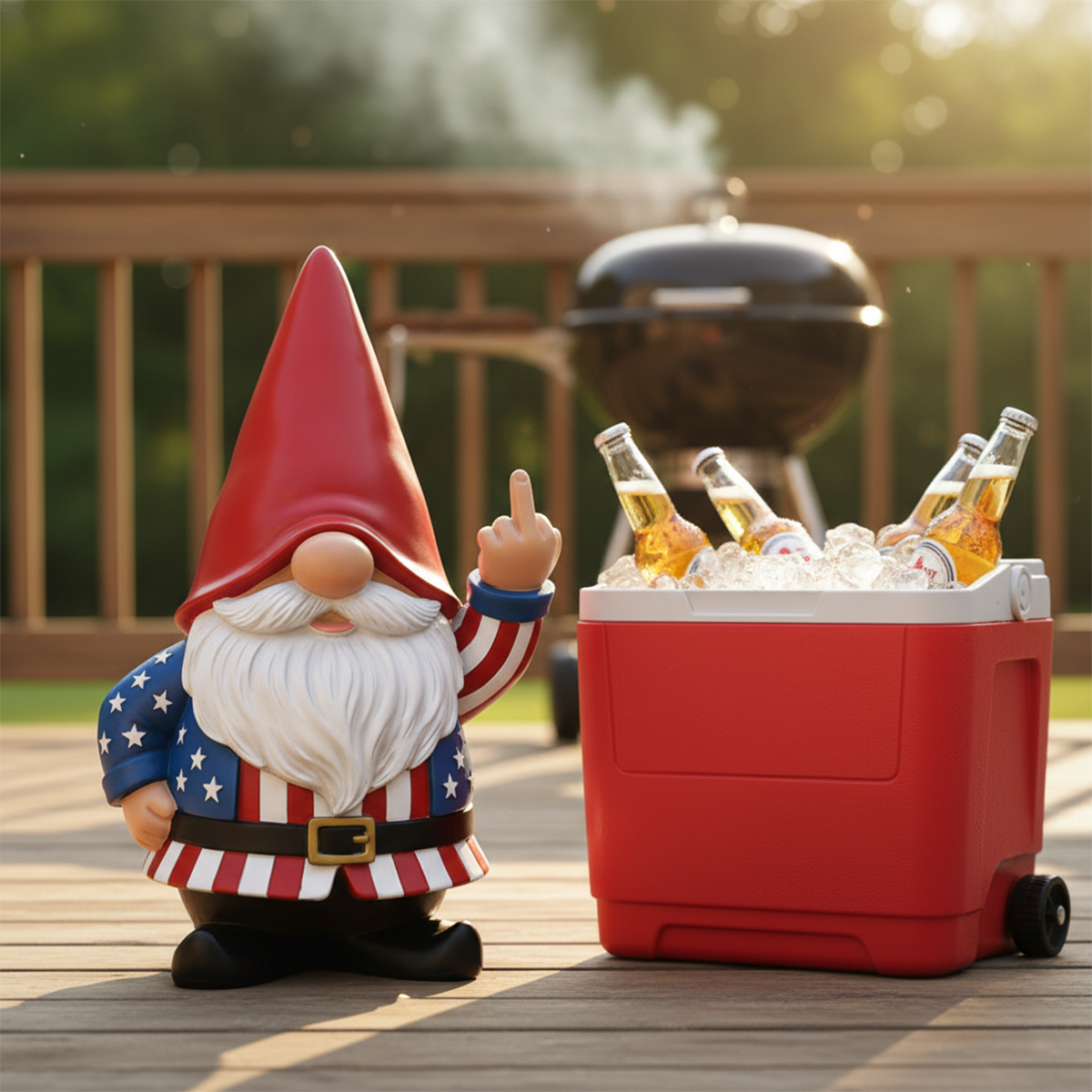 🔥Hot Sale 49% OFF -The Grumpy Guardian: Rude Middle Finger Gnome