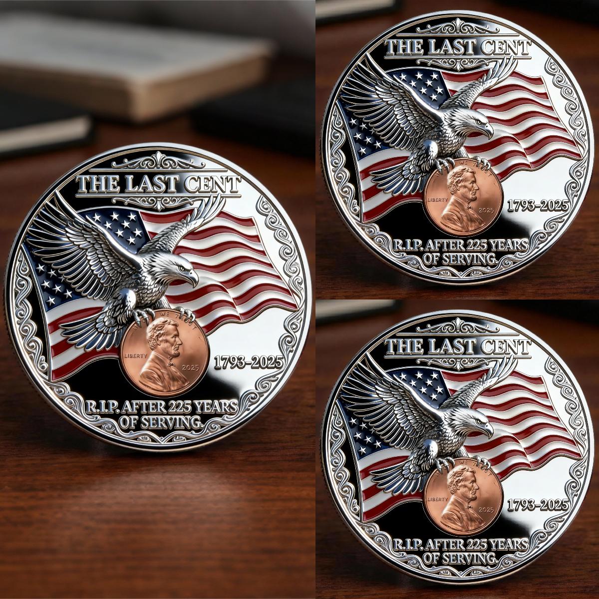 🏆Flash Sale 60% OFF - 🦅The Last Cent Commemorative Coin - Mirror Version