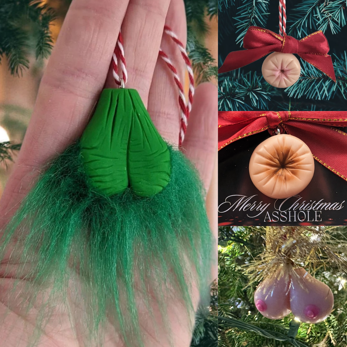🔥Christmas Pre-Sale 50% OFF✨Hairy Grinchy ball balls Christmas Ornament