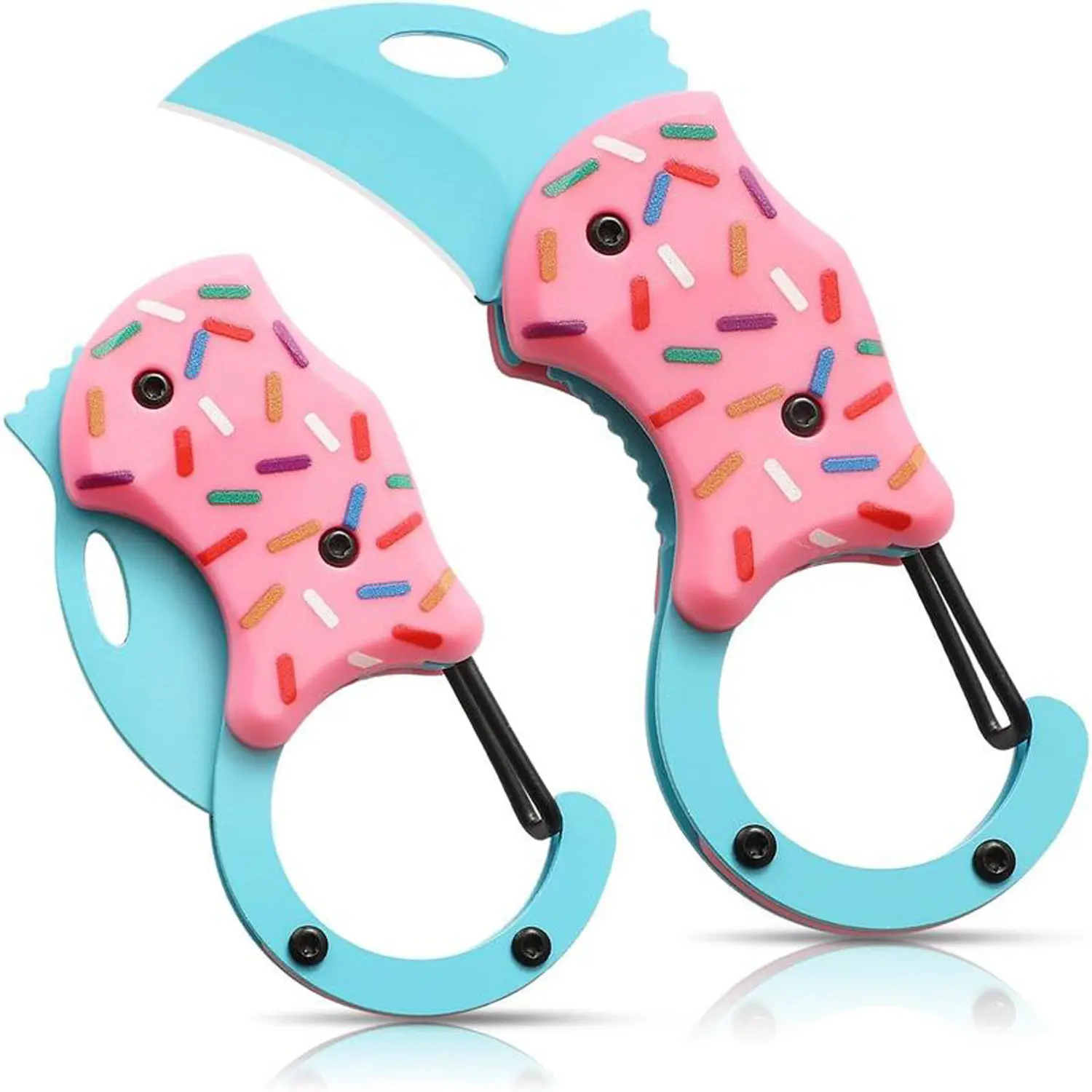 Pink Donut Pocket Knife-Mini EDC Knives for Everyday🍩🔪