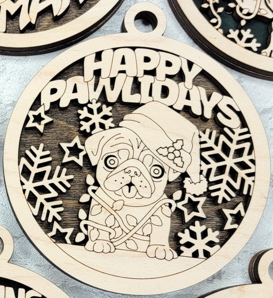 🥳Fun Christmas Pun Ornament Bundle Package 🎄Christmas Tree Hanging Decoration