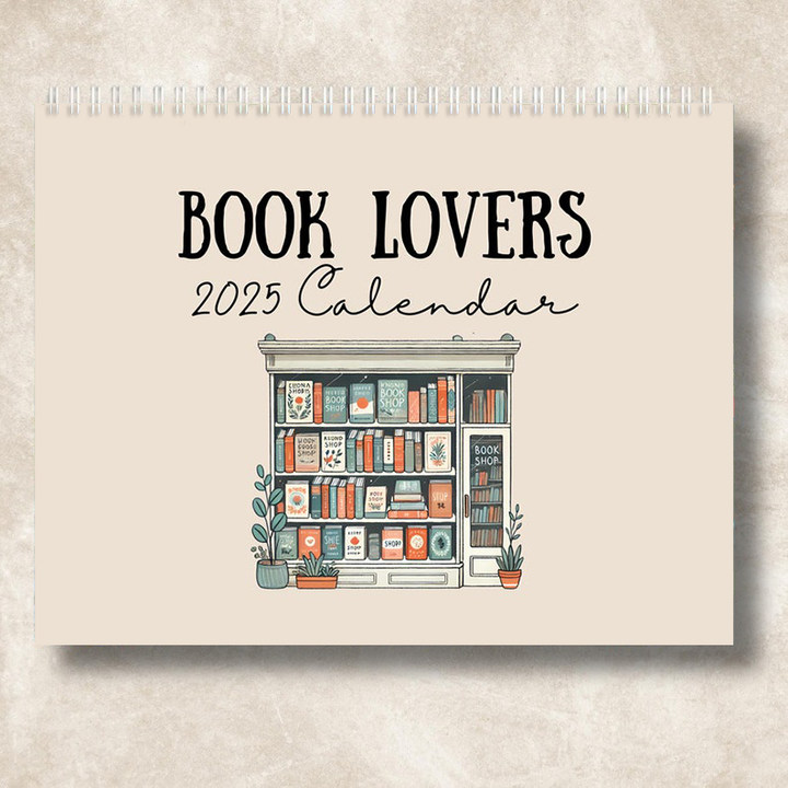 📖Book Lovers 2025 Wall Calendar