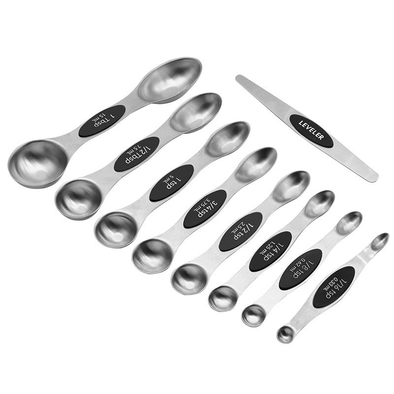 Stainless Steel Magnetic Measuring Spoons Set