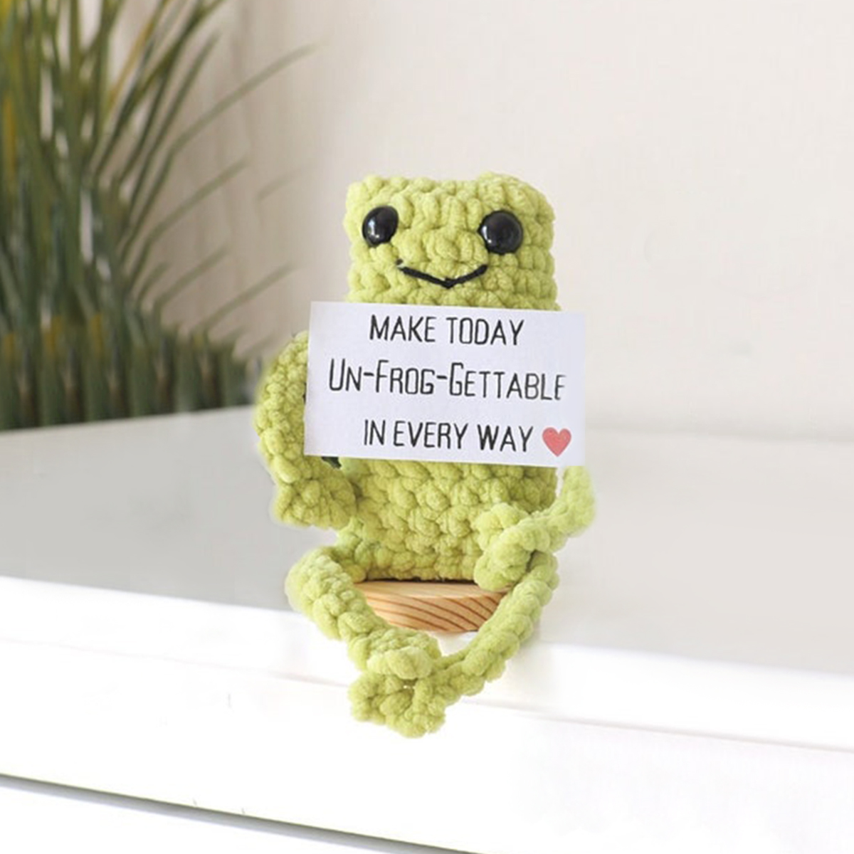 🐸Emotional Support Crochet Frog