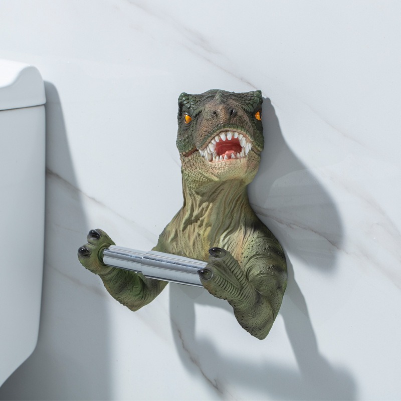 🔥🔥Hot Sale-🦖3D Dinosaur Toilet Paper Holder🧻
