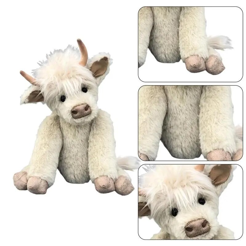 Highland Cow Wearing Flowers