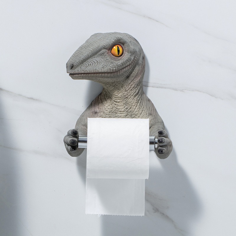 🔥🔥Hot Sale-🦖3D Dinosaur Toilet Paper Holder🧻