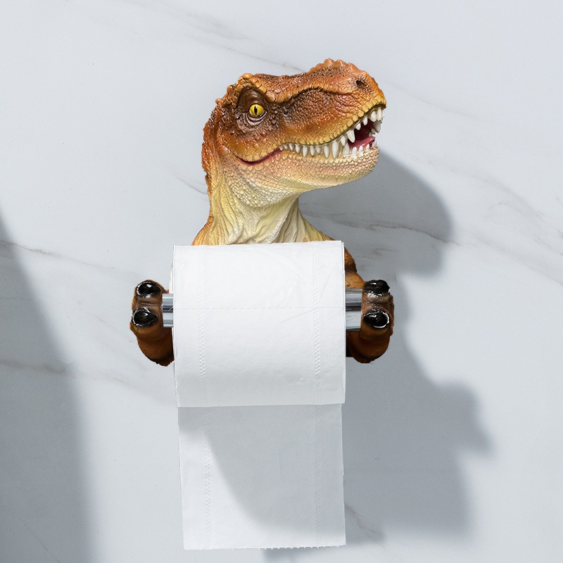 🔥🔥Hot Sale-🦖3D Dinosaur Toilet Paper Holder🧻