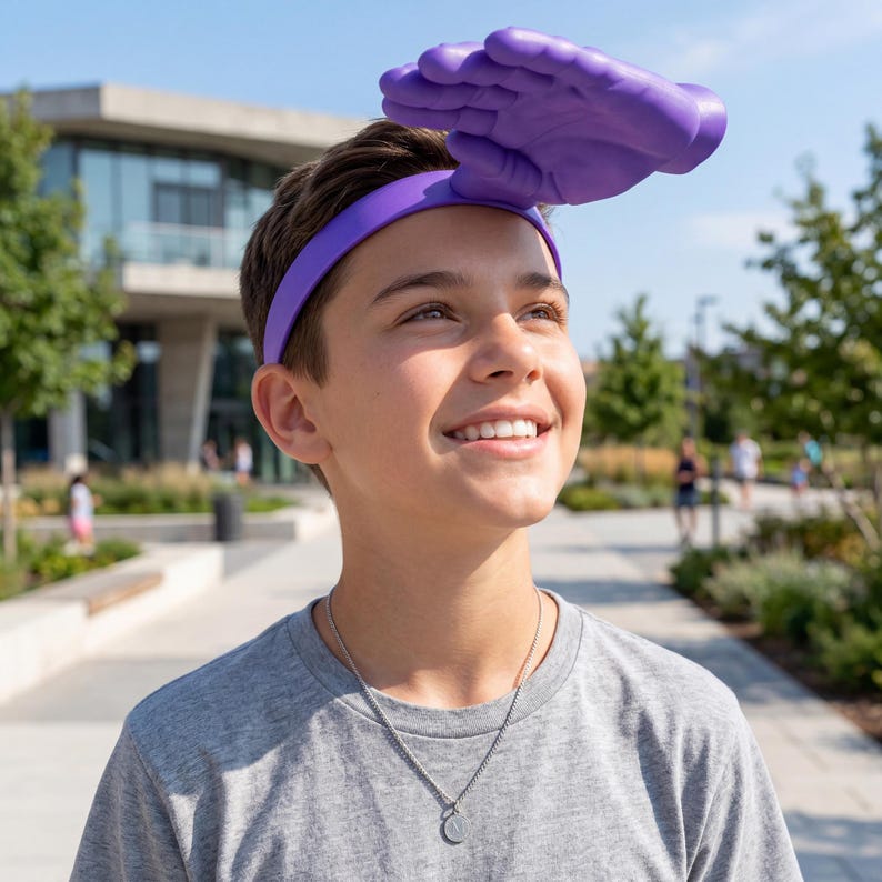 🔥Last Day 60% OFF -Funny Hand Visor Headband - Novelty Palm Sun Visor Hat for Beach & Summer Parties