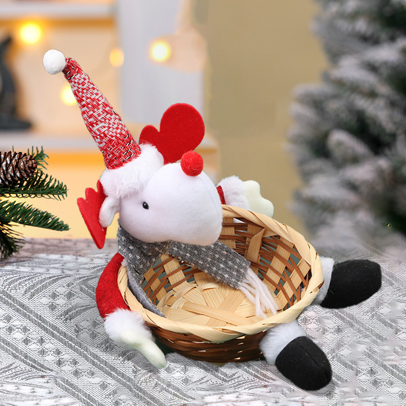 Christmas Candy Storage Basket Decoration