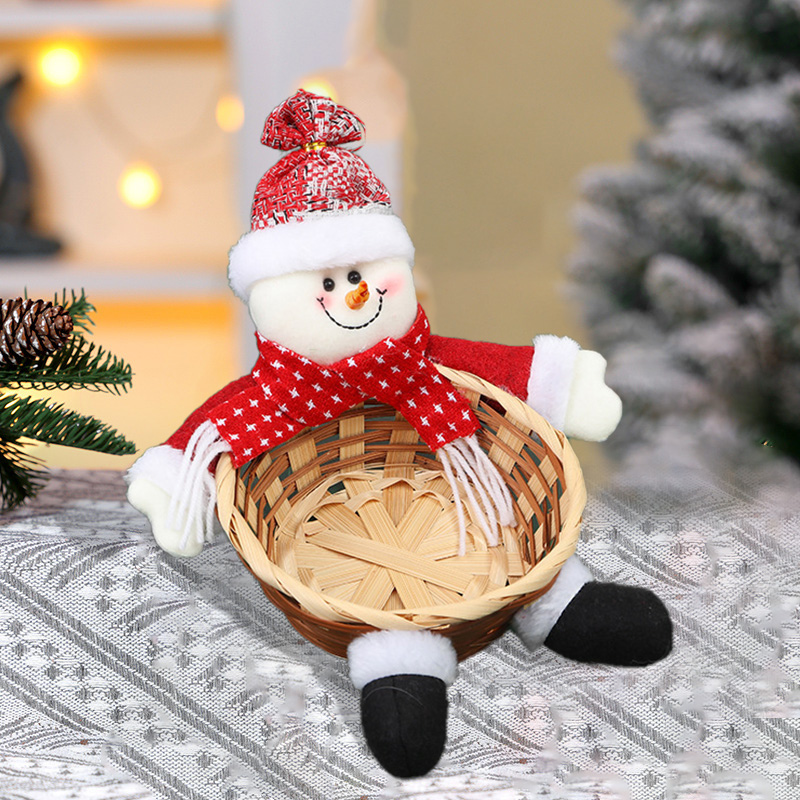 Christmas Candy Storage Basket Decoration