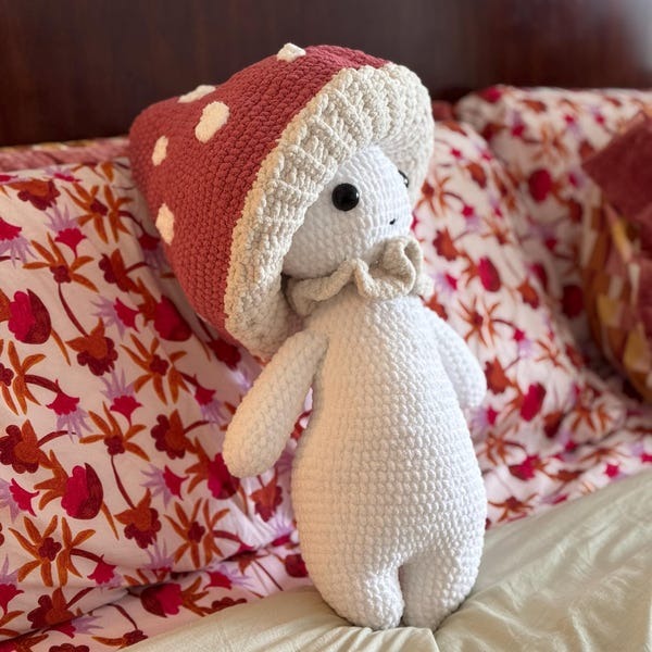 🍄Mushroom Crochet Doll