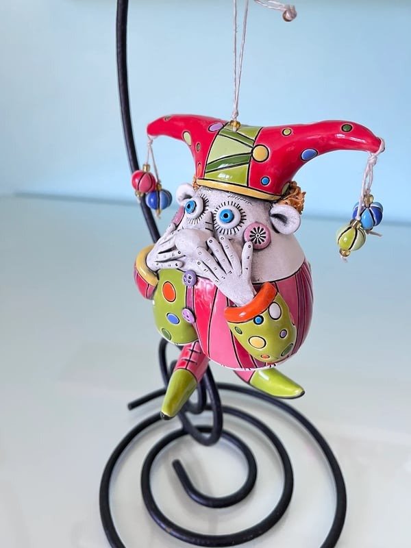 🔥Today's special offer 50% OFF 🌈Colorful Jester Bell Ornaments