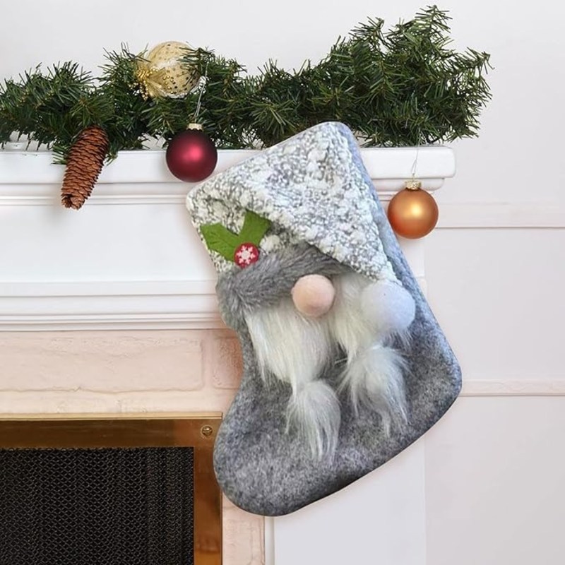 Knitted Faceless Gnome Socks