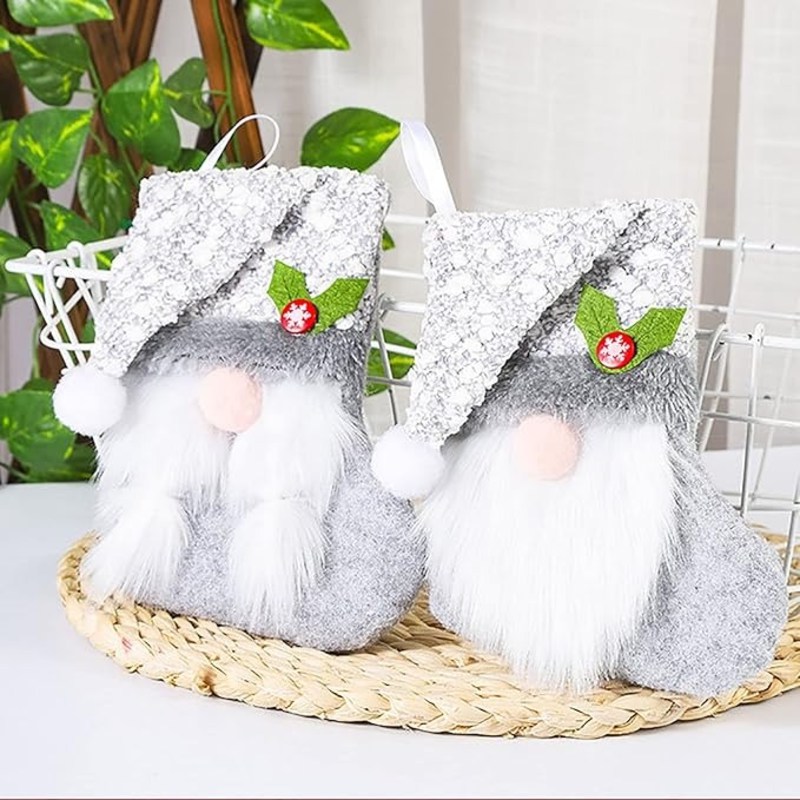 Knitted Faceless Gnome Socks