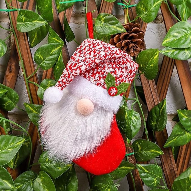 Knitted Faceless Gnome Socks