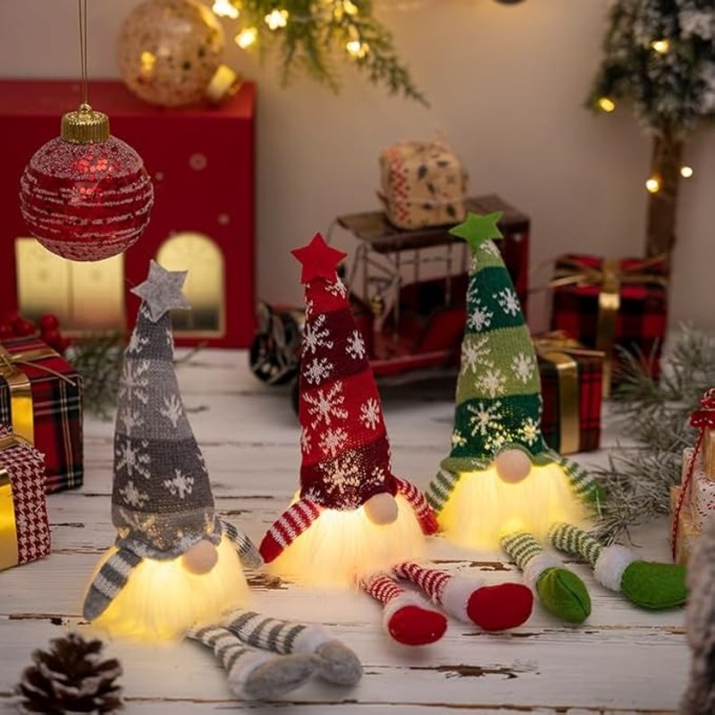 ✨ Glowing Christmas Gnomes